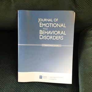 “Journal of Emotional and Behavioral disorders”